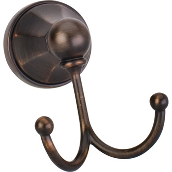 Elements, Newbury, Double Robe Hook, Brushed Oil Rubbed Bronze