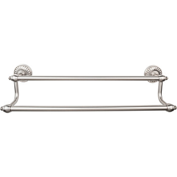 Top Knobs, Tuscany Bath, 20 1/2" Double Towel Bar, Brushed Satin Nickel