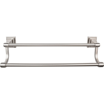 Top Knobs, Stratton Bath, 26" Double Towel Bar, Brushed Satin Nickel