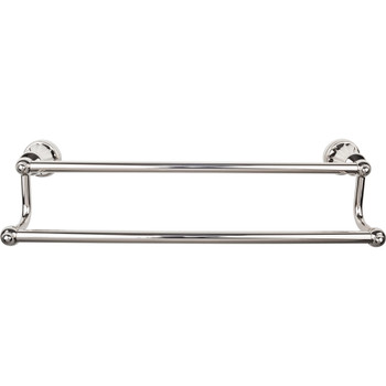 Top Knobs, Hudson Bath, 26 1/4" Double Towel Bar, Polished Nickel