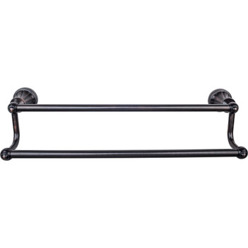 Top Knobs, Hudson Bath, 26 1/4" Double Towel Bar, Tuscan Bronze