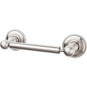 Top Knobs, Edwardian Bath, Tissue Holder Beaded Backplate, Brushed Satin Nickel