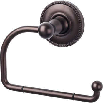 Top Knobs, Edwardian Bath, Tissue Hook Beaded Backplate, Oil Rubbed Bronze