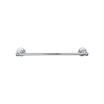 Top Knobs, Edwardian Bath, 24" Towel Bar Beaded Backplate, Polished Chrome