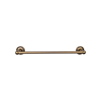 Top Knobs, Edwardian Bath, 30" Towel Bar Ribbon Backplate, German Bronze