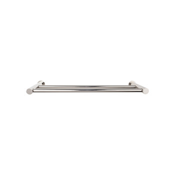 Top Knobs, Hopewell Bath, 25 1/2" Double Towel Bar, Polished Nickel