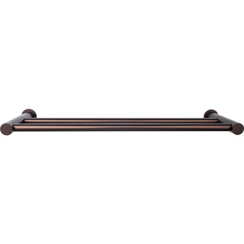 Top Knobs, Hopewell Bath, 25 1/2" Double Towel Bar, Oil Rubbed Bronze