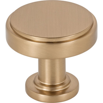 Jeffrey Alexander, Richard, 1 1/4" Round Knob, Satin Bronze