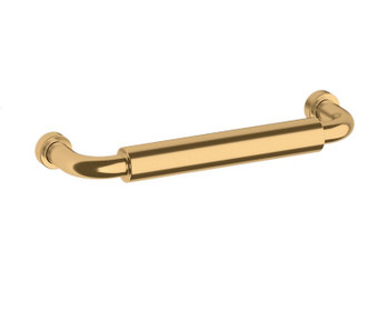 Baldwin, Hollywood Hills, 4" Straight Pull, Lifetime Polished Brass