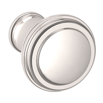 Baldwin, Severin Fayerman, 1" Round Knob, Polished Nickel