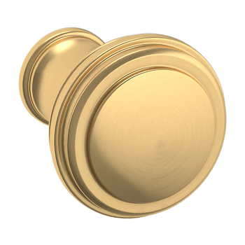 Baldwin, Severin Fayerman, 1" Round Knob, Satin Brass