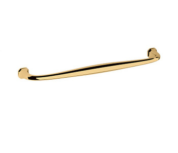 Baldwin, Severin Fayerman, 12" (305mm) Curved Appliance Pull, Unlacquered Brass