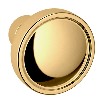 Baldwin, Tulip, 1 1/4" Round Knob, Lifetime Polished Brass