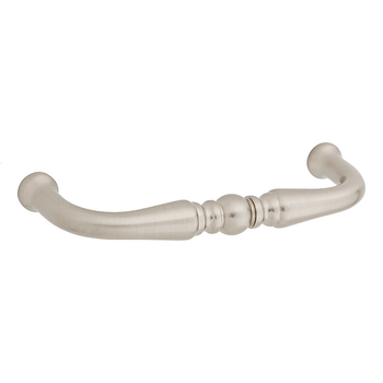 Baldwin, Colonial, 4" Curved Pull, Satin Nickel