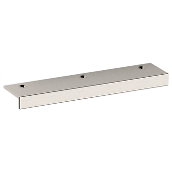 Baldwin, Edge, 4" Tab Pull, Satin Nickel