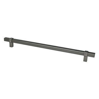 Berenson, Rivet Rebel, 12" (305mm) Bar Appliance Pull, Slate