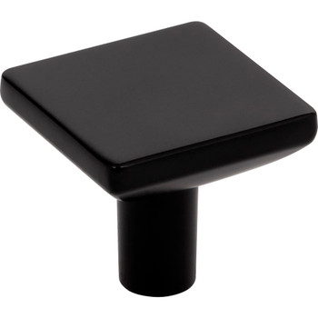 Elements, Walker 1, 1 1/4"(32mm) Square Knob, Matte Black