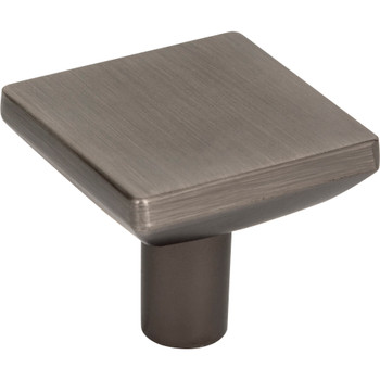 Elements, Walker 1, 1 5/8" Square Knob, Brushed Pewter