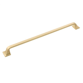 Belwith Hickory, Forge, 12" (305mm) Straight Pull, Brushed Golden Brass