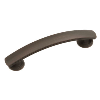 Belwith Hickory, American Diner, 3" Curved Pull, Vintage Bronze