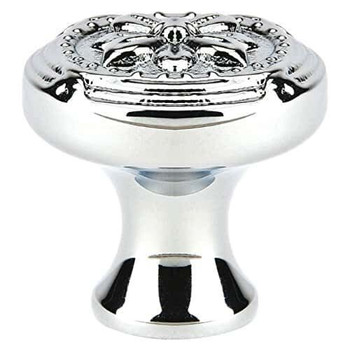 Emtek, Ribbon and Reed, 1 1/4" (32mm) Round Knob, Polished Chrome