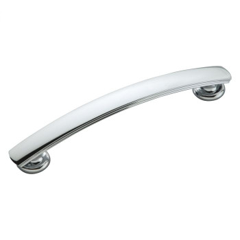 Belwith Hickory, American Diner, 5 1/16" (128mm) Curved Pull, Chrome