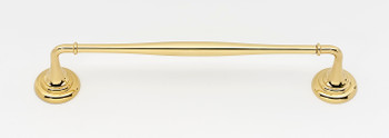 Alno, Charlie's Collection, 12" Towel Bar, Polished Brass