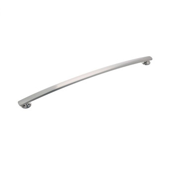 Belwith Hickory, American Diner, 12" (305mm) Curved Pull, Satin Nickel