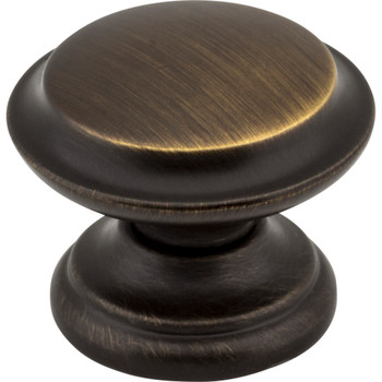 Jeffrey Alexander, Cordova, 1 3/8" Round Knob, Antique Brushed Satin Brass