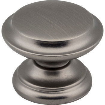 Jeffrey Alexander, Cordova, 1 3/8" Round Knob, Brushed Pewter