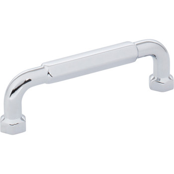 Top Knobs, Coddington, Dustin, 3 3/4" (96mm) Straight Pull, Polished Chrome - alt view