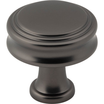 Top Knobs, Coddington, Coddington, 1 1/4" (32mm) Round Knob, Ash Gray