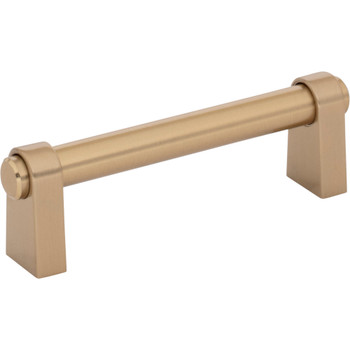 Top Knobs, Coddington, Lawrence, 3 3/4" (96mm) Straight Pull, Honey Bronze - alt view