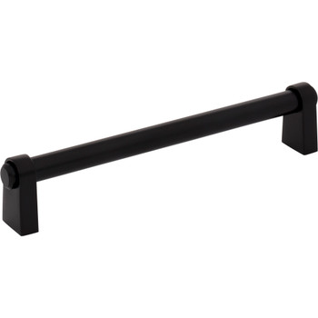 Top Knobs, Coddington, Lawrence, 6 5/16" (160mm) Straight Pull, Flat Black - alt view