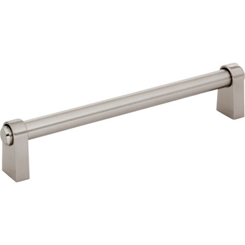 Top Knobs, Coddington, Lawrence, 6 5/16" (160mm) Straight Pull, Brushed Satin Nickel - alt view