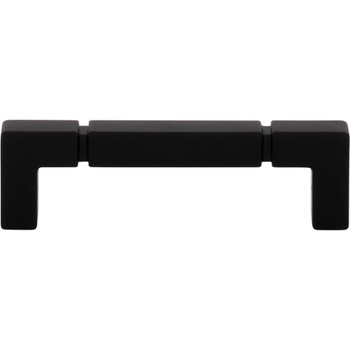 Top Knobs, Coddington, Langston, 3 3/4" (96mm) Straight Pull, Flat Black