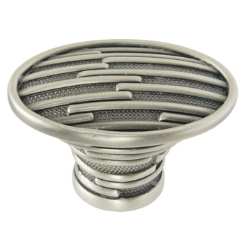 Edgar Berebi, Urban Metro, Newbury, 1 5/8" Oval Knob, Antique Nickel