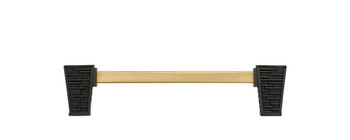 Edgar Berebi, Urban Metro, Newbury, 14" Straight Appliance Pull, Jet with Brass