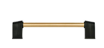 Edgar Berebi, Urban Metro, Oxford, 12" (305mm) Straight Appliance Pull, Jet with Brass