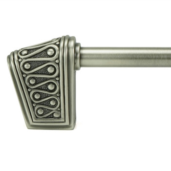 Edgar Berebi, Urban Metro, Rivoli, 4" Straight Pull, Antique Nickel - close