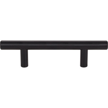 Elements, Naples, 3", 5 3/8" Total Length Bar Pull, Matte Black - alternate view 1