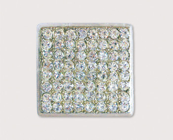 Emenee, Premier Collection, Radiance, 1 1/8" Large Square Rhinestone Knob