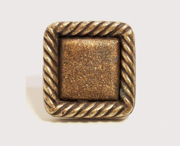 Emenee, Premier Collection, Casa, 1 1/2" Rope Edge Square Knob