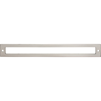 Top Knobs, Lynwood, Hollin, 8 13/16" (224mm) Pull Backplate, Brushed Satin Nickel