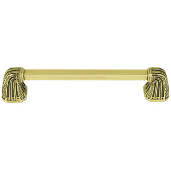 Edgar Berebi, Urban Metro, Saville, 6" Straight Appliance Pull, Burnish Brass