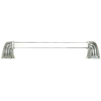 Edgar Berebi, Urban Metro, Saville, 10" Straight Appliance Pull, Burnish Silver Plate