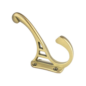 Berenson, Prelude, 3 1/16" High Coat Hook, Modern Brushed Gold