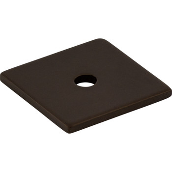 Top Knobs, Sanctuary, 1" Square Knob Backplate, Oil Rubbed Bronze - alt view