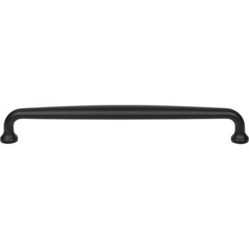 Top Knobs, Dakota, Charlotte, 8" Straight Pull, Flat Black