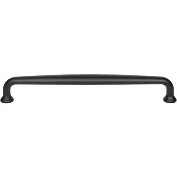 Top Knobs, Dakota, Charlotte, 18" Straight Appliance Pull, Flat Black